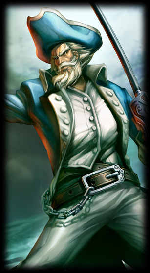 Trang Phục Gangplank Lão Tướng